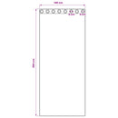vidaXL Bársonyfüggönyök 2 db Barna 260 x 140 cm Bársony