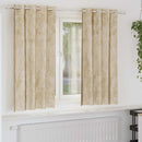 vidaXL Bársonyfüggönyök 2 db Krém 175 x 140 cm Bársony