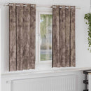 vidaXL Bársonyfüggönyök 2 db Cappuccino 175 x 140 cm Bársony