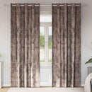 vidaXL Bársonyfüggönyök 2 db Cappuccino 225 x 140 cm Bársony