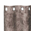 vidaXL Bársonyfüggönyök 2 db Cappuccino 245 x 140 cm Bársony