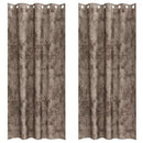 vidaXL Bársonyfüggönyök 2 pcs Cappuccino 245 x 140 cm Bársony
