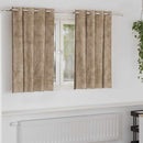 vidaXL Bársonyfüggönyök 2 db pezsgőszín 140 x 140 cm Bársony