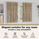 vidaXL Bársonyfüggönyök 2 pcs pezsgőszín 140 x 140 cm Bársony
