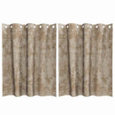 vidaXL Bársonyfüggönyök 2 pcs pezsgőszín 140 x 140 cm Bársony