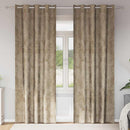 vidaXL Bársonyfüggönyök 2 pcs pezsgőszín 260 x 140 cm Bársony