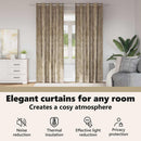 vidaXL Bársonyfüggönyök 2 pcs pezsgőszín 260 x 140 cm Bársony