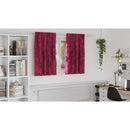 vidaXL Bársonyfüggönyök függönyökkel 2 pcs bordó 140 x 140 cm Bársony