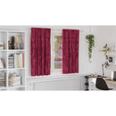 vidaXL Bársonyfüggönyök függönyökkel 2 pcs bordó 175 x 140 cm Bársony