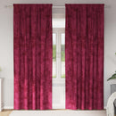 vidaXL Bársonyfüggönyök függönyökkel 2 pcs bordó 225 x 140 cm Bársony