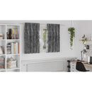 vidaXL Bársonyfüggönyök függönyökkel 2 pcs Szürke 140 x 140 cm Bársony