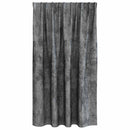 vidaXL Bársonyfüggönyök függönyökkel 2 pcs Szürke 140 x 140 cm Bársony