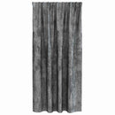 vidaXL Bársonyfüggönyök függönyökkel 2 pcs Szürke 175 x 140 cm Bársony