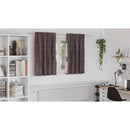 vidaXL Bársonyfüggönyök függönyökkel 2 pcs Barna 140 x 140 cm Bársony
