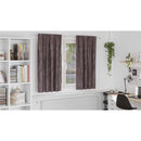 vidaXL Bársonyfüggönyök függönyökkel 2 pcs Barna 175 x 140 cm Bársony