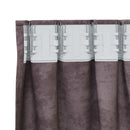 vidaXL Bársonyfüggönyök függönyökkel 2 pcs Barna 245 x 140 cm Bársony