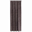 vidaXL Bársonyfüggönyök függönyökkel 2 pcs Barna 245 x 140 cm Bársony