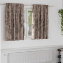 vidaXL Bársonyfüggönyök 2 pcs Cappuccino 140 x 140 cm Bársony