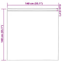 vidaXL Bársonyfüggönyök 2 pcs Cappuccino 140 x 140 cm Bársony