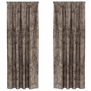 vidaXL Bársonyfüggönyök 2 pcs Cappuccino 260 x 140 cm Bársony