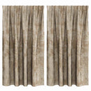 vidaXL Bársonyfüggönyök 2 pcs pezsgőszín 140 x 140 cm Bársony