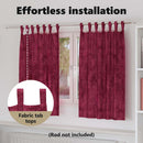 vidaXL Bársonyfüggönyök függönyökkel 2 pcs Bordó 140 x 140 cm Bársony