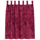 vidaXL Bársonyfüggönyök függönyökkel 2 pcs Bordó 140 x 140 cm Bársony