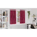 vidaXL Bársonyfüggönyök függönyökkel 2 pcs bordó 175 x 140 cm Bársony