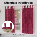 vidaXL Bársonyfüggönyök függönyökkel 2 pcs bordó 175 x 140 cm Bársony