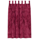 vidaXL Bársonyfüggönyök függönyökkel 2 pcs bordó 175 x 140 cm Bársony