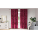 vidaXL Bársonyfüggönyök függönyökkel 2 pcs bordó 225 x 140 cm Bársony