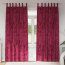 vidaXL Bársonyfüggönyök függönyökkel 2 pcs bordó 245 x 140 cm Bársony