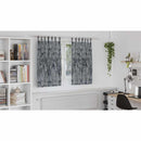 vidaXL Bársonyfüggönyök 2 pcs Ezüst Szürke 140 x 140 cm Bársony