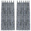 vidaXL Bársonyfüggönyök 2 pcs Ezüst Szürke 245 x 140 cm Bársony
