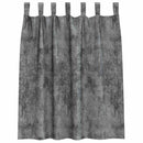 vidaXL Bársonyfüggönyök függönyökkel 2 pcs Szürke 140 x 140 cm Bársony