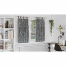 vidaXL Bársonyfüggönyök függönyökkel 2 pcs Szürke 175 x 140 cm Bársony