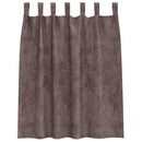 vidaXL Bársonyfüggönyök függönyökkel 2 pcs Barna 140 x 140 cm Bársony