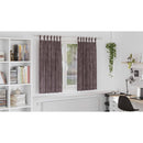 vidaXL Bársonyfüggönyök függönyökkel 2 pcs Barna 175 x 140 cm Bársony