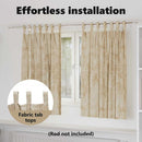vidaXL Bársonyfüggönyök függönyökkel 2 pcs Krém 140 x 140 cm Bársony
