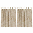 vidaXL Bársonyfüggönyök függönyökkel 2 pcs Krém 140 x 140 cm Bársony