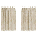 vidaXL Bársonyfüggönyök függönyökkel 2 pcs Krém 175 x 140 cm Bársony