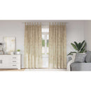 vidaXL Bársonyfüggönyök függönyökkel 2 pcs Krém 245 x 140 cm Bársony
