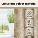 vidaXL Bársonyfüggönyök függönyökkel 2 pcs Krém 245 x 140 cm Bársony