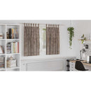 vidaXL Bársonyfüggönyök 2 pcs Cappuccino 140 x 140 cm Bársony
