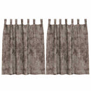 vidaXL Bársonyfüggönyök 2 pcs Cappuccino 140 x 140 cm Bársony