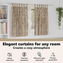 vidaXL Bársonyfüggönyök 2 pcs pezsgőszín 140 x 140 cm Bársony