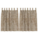 vidaXL Bársonyfüggönyök 2 pcs pezsgőszín 140 x 140 cm Bársony