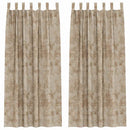 vidaXL Bársonyfüggönyök 2 pcs pezsgőszín 225 x 140 cm Bársony