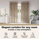 vidaXL Bársonyfüggönyök 2 pcs pezsgőszín 260 x 140 cm Bársony
