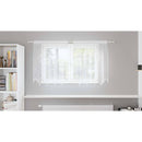 vidaXL Csipkés Függöny függönyökkel Fehér 100 x 150 cm Poliészter